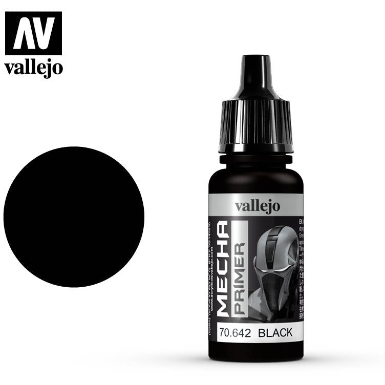 Vallejo Mecha Color Black 70642, water-based airbrush paint-Vallejo-ModelCars.com