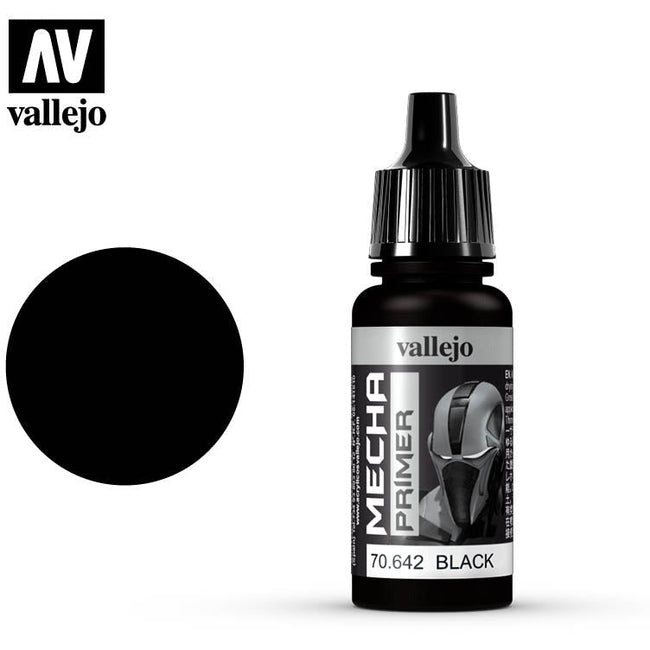 Vallejo Mecha Color Black 70642, water-based airbrush paint-Vallejo-ModelCars.com