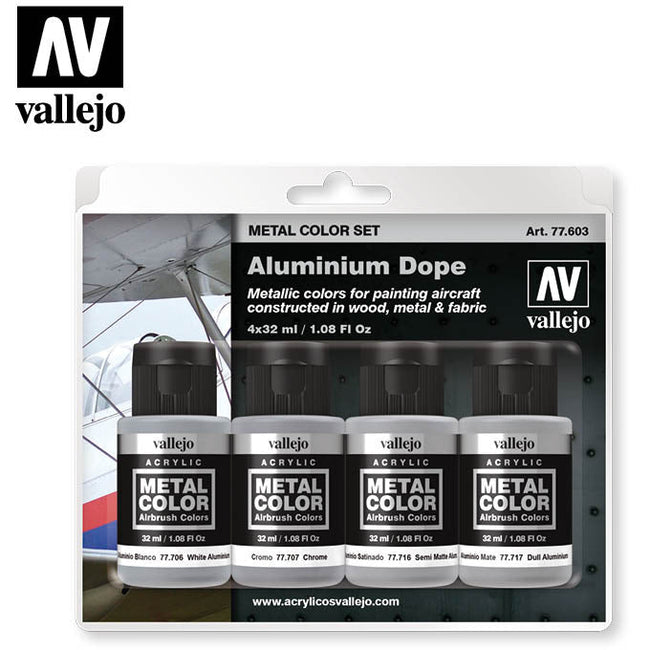 Vallejo Metal Color - Aluminium Dope-Vallejo-ModelCars.com