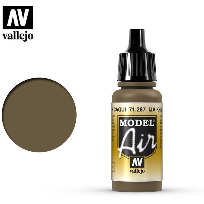 Vallejo Model Air Vallejo IJA Khaki Brown 71287 acrylic airbrush color-Vallejo-ModelCars.com
