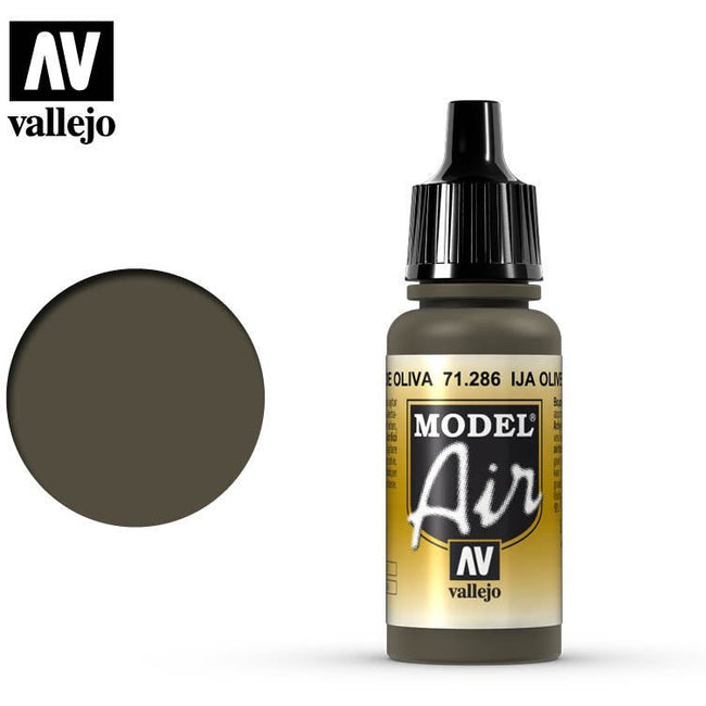 Vallejo Model Air Vallejo IJA Olive Green 71286 acrylic airbrush color-Vallejo-ModelCars.com