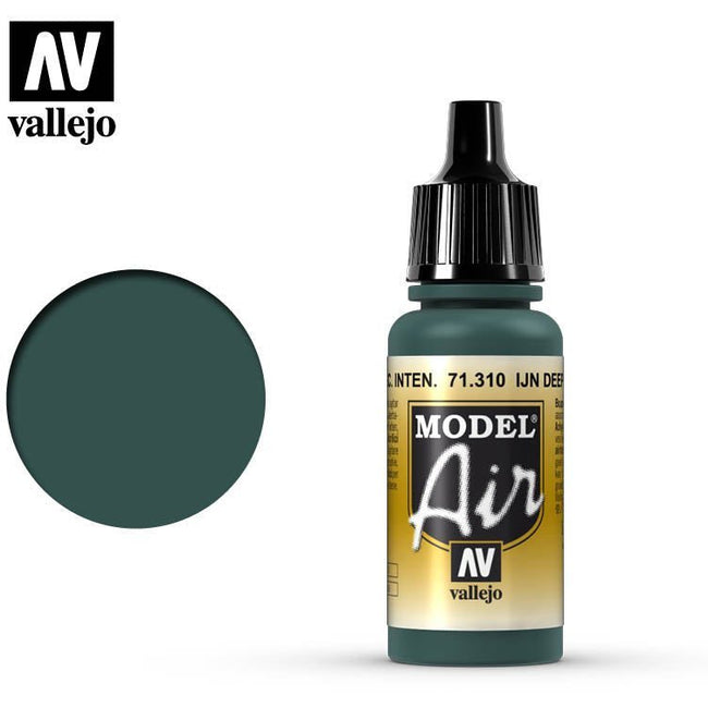 Vallejo Model Air Vallejo IJN Deep Dark Green 71310 acrylic airbrush color-Vallejo-ModelCars.com