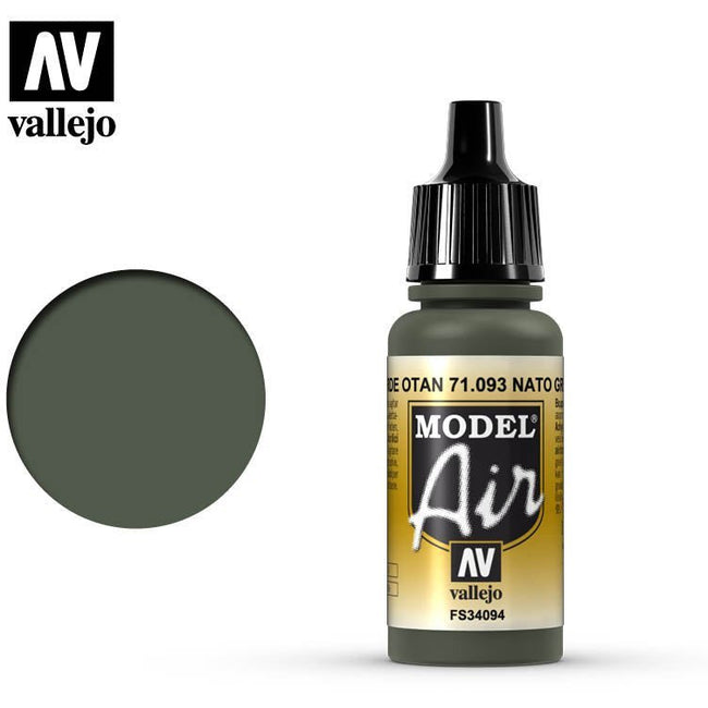 Vallejo Model Air Vallejo NATO Green 71093 acrylic airbrush color-Vallejo-ModelCars.com