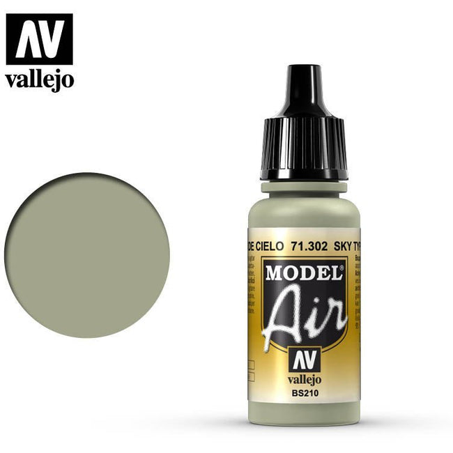 Vallejo Model Air Vallejo Sky Type S 71302 acrylic airbrush color-Vallejo-ModelCars.com