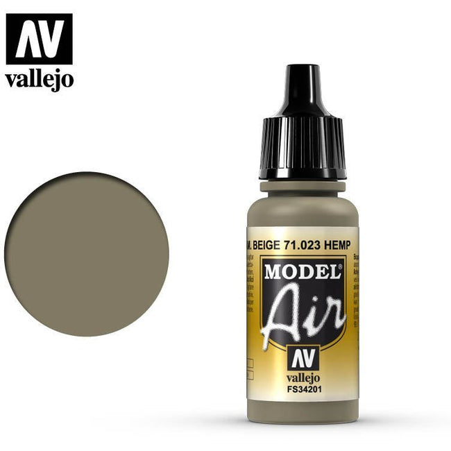 Vallejo Model Air Vallejo Tan Green 71023 acrylic airbrush color-Vallejo-ModelCars.com