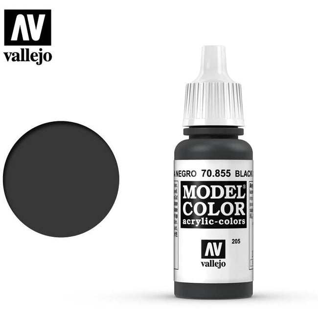 Vallejo Model Color Black Glaze 70855 for painting miniatures - Vallejo - ModelCars.com
