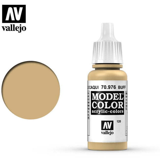Vallejo Model Color Buff 70976 for painting miniatures-Vallejo-ModelCars.com