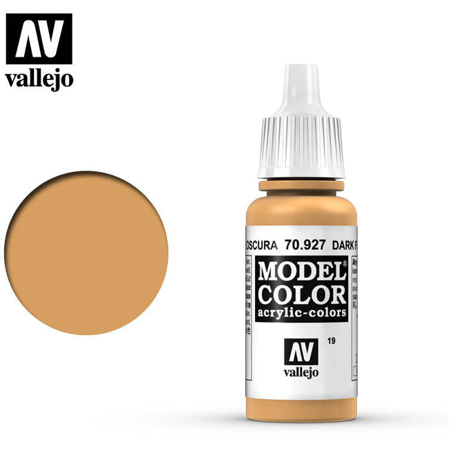 Vallejo Model Color Dark Flesh 70927 for painting miniatures-Vallejo-ModelCars.com