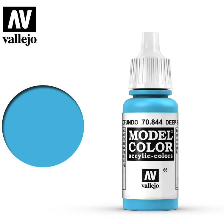 Vallejo Model Color Deep Sky Blue 70844 for painting miniatures - Vallejo - ModelCars.com