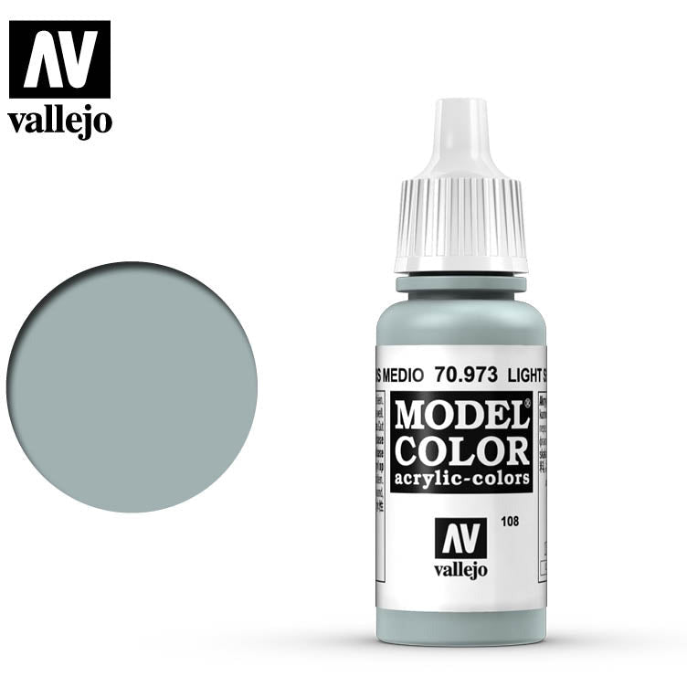 Vallejo Model Color Light Sea Grey 70973 for painting miniatures - Vallejo - ModelCars.com