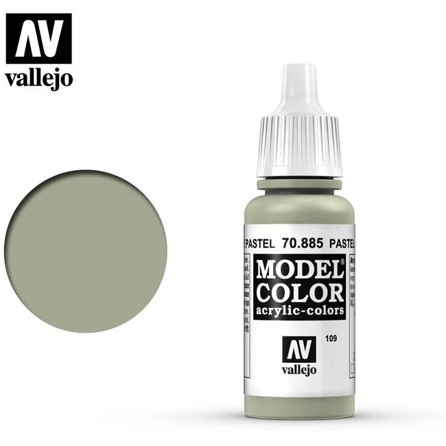 Vallejo Model Color Pastel Green 70885 for painting miniatures-Vallejo-ModelCars.com