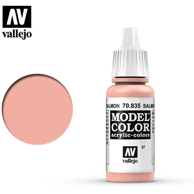 Vallejo Model Color Salmon Rose 70835 for painting miniatures-Vallejo-ModelCars.com