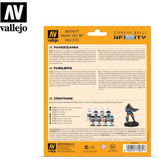 Vallejo Panoceania. Infinity Paint Set - Vallejo - ModelCars.com