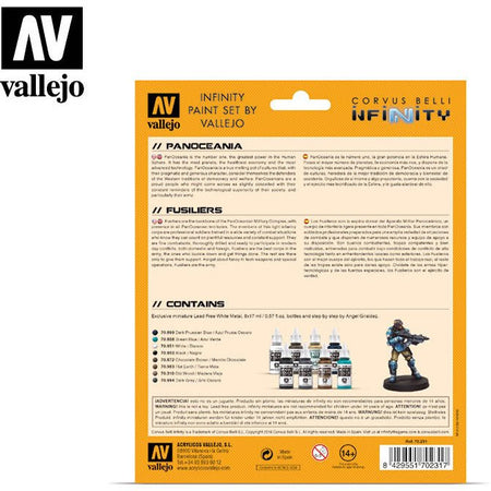 Vallejo Panoceania. Infinity Paint Set - Vallejo - ModelCars.com