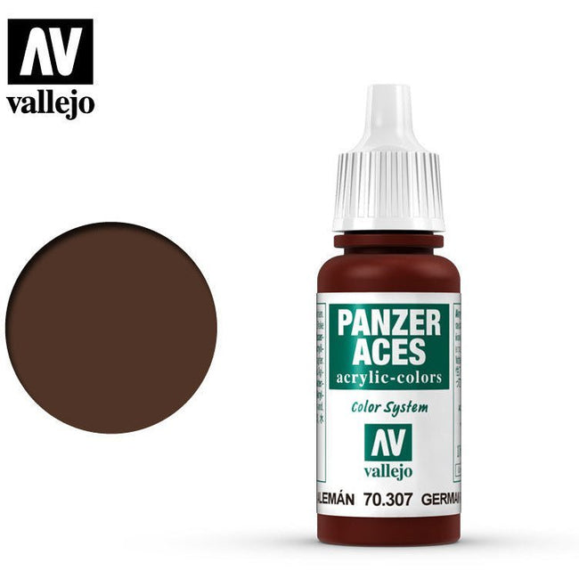 Vallejo Panzer Aces Vallejo Red Tail Light German 70307 for painting miniatures-Vallejo-ModelCars.com
