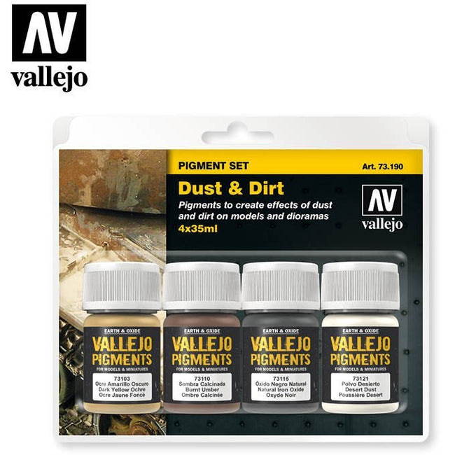 Vallejo Pigments - Dust & Dirt-Vallejo-ModelCars.com