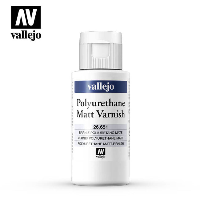 Vallejo Polyurethane Matt Varnish, of superior resistance, by Vallejo.-Vallejo-ModelCars.com