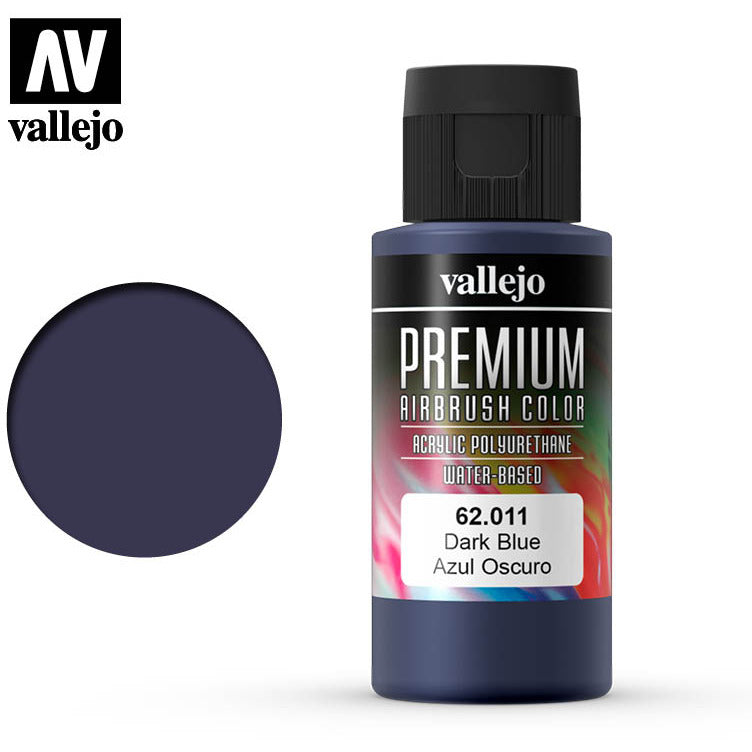 Premium Airbrush Color Vallejo Dark Blue 62011