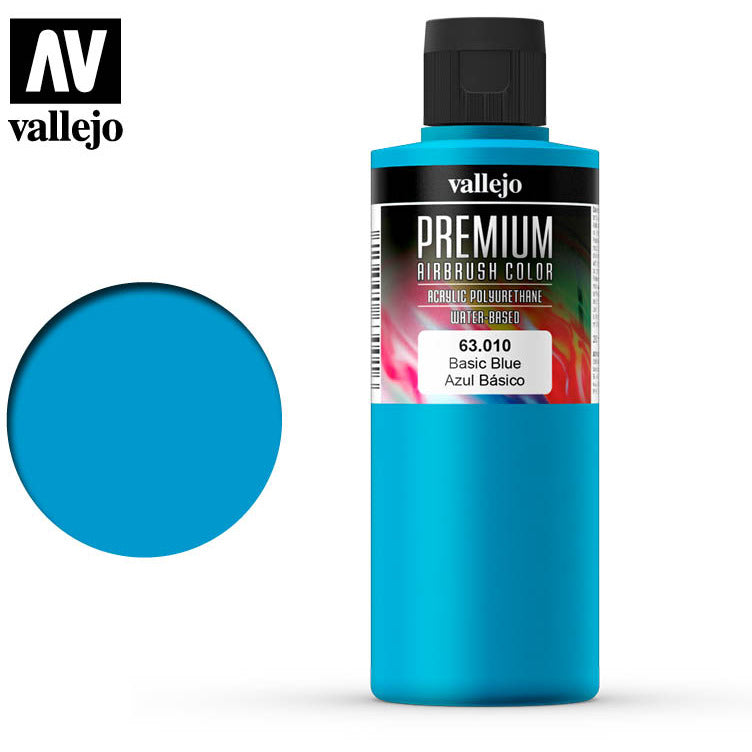 Premium Airbrush Color Vallejo Basic Blue 62010