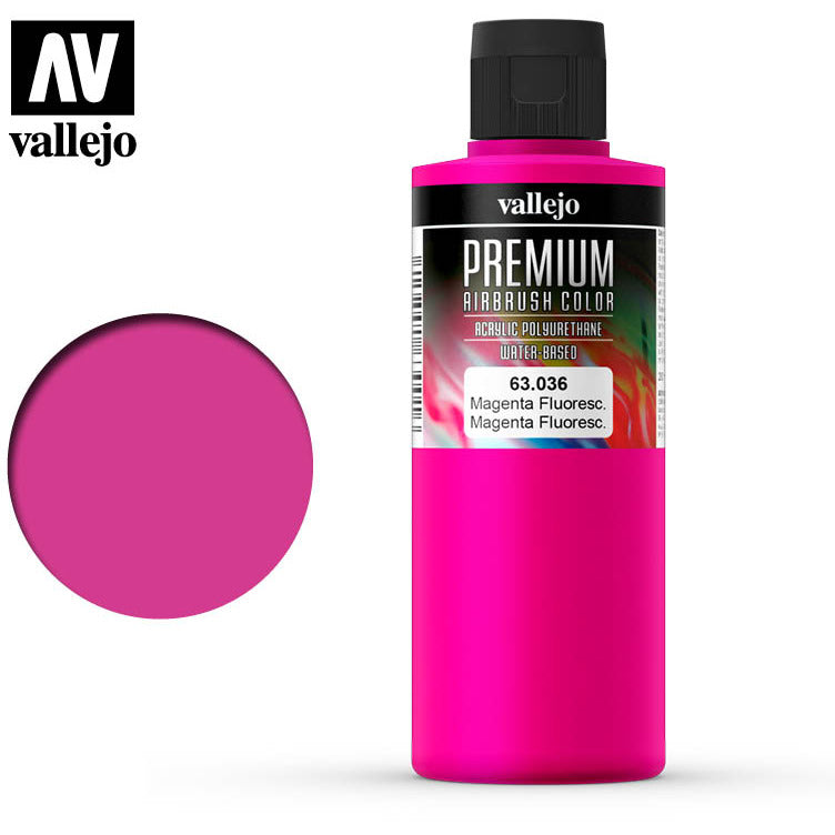 Premium Airbrush Color Vallejo Magenta Fluorescent 63036