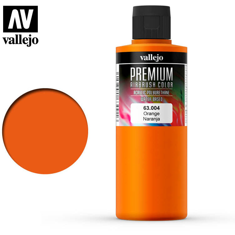 Premium Airbrush Color Vallejo Orange 63004