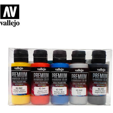 Vallejo Premium Color Sets - Metallic Colors - Vallejo - ModelCars.com