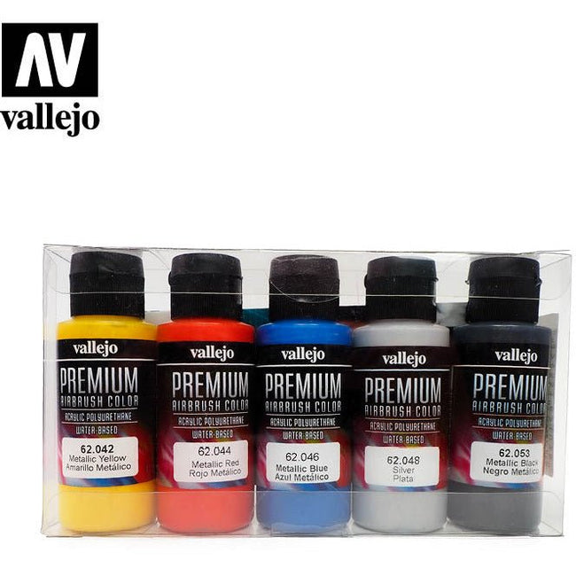 Vallejo Premium Color Sets - Metallic Colors - Vallejo - ModelCars.com