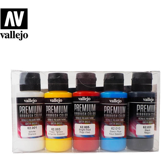 Vallejo Premium RC Color Sets - Opaque Basics