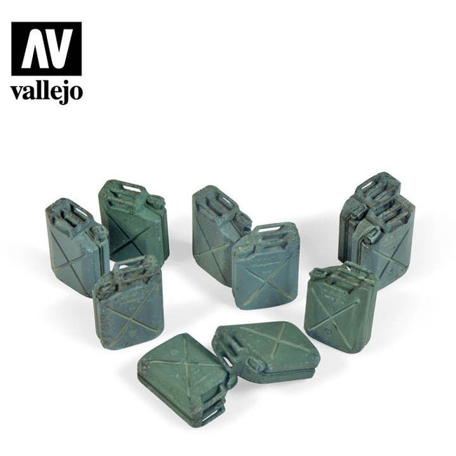 Vallejo Scenics - Allied Jerrycan Set - Vallejo - ModelCars.com