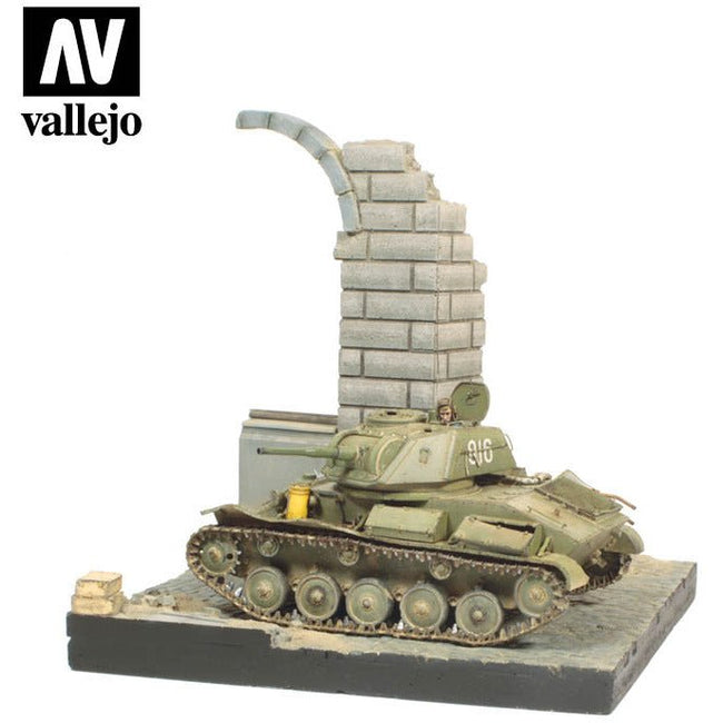 Vallejo Scenics - German Ruined Building Scale 1/35 - Vallejo - ModelCars.com