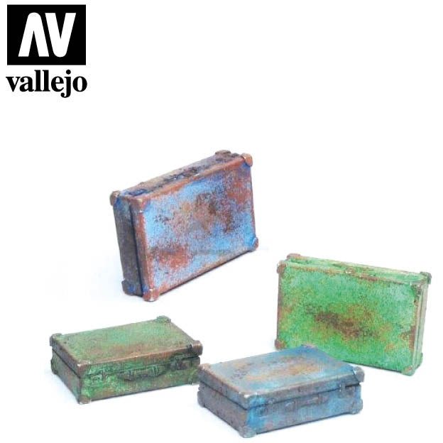 Vallejo Scenics - Metal Suitcases - Vallejo - ModelCars.com