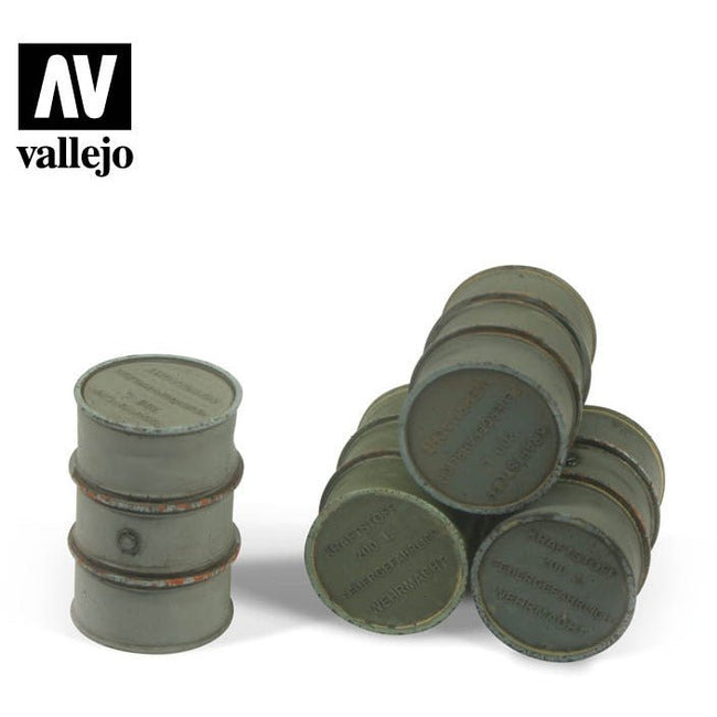 Vallejo Scenics - Wehrmacht Fuel Drums - Vallejo - ModelCars.com
