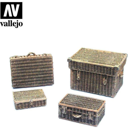 Vallejo Scenics - Wicker Suitcases - Vallejo - ModelCars.com