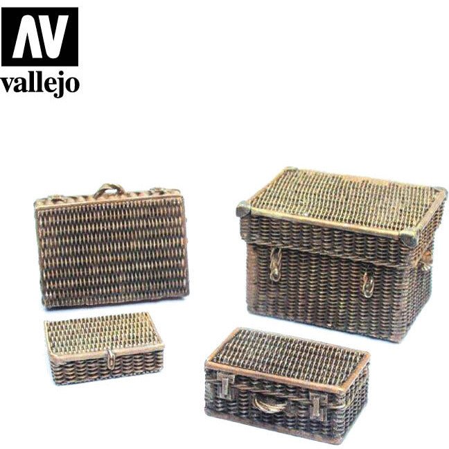 Vallejo Scenics - Wicker Suitcases - Vallejo - ModelCars.com
