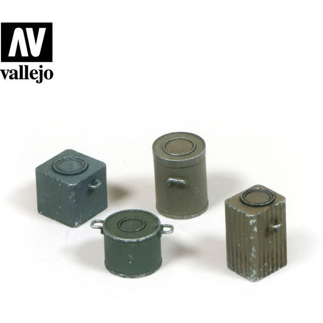 Vallejo Scenics - WWII German Food Containers - Vallejo - ModelCars.com