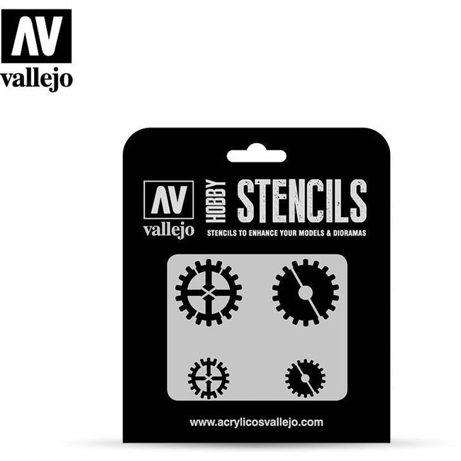 Vallejo Stencils - Gear Markings - Vallejo - ModelCars.com