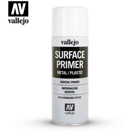 Vallejo Surface Primer aerosol white 28010 in 400 ml - Vallejo - ModelCars.com