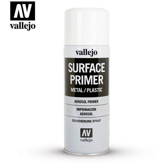 Vallejo Surface Primer aerosol white 28010 in 400 ml - Vallejo - ModelCars.com