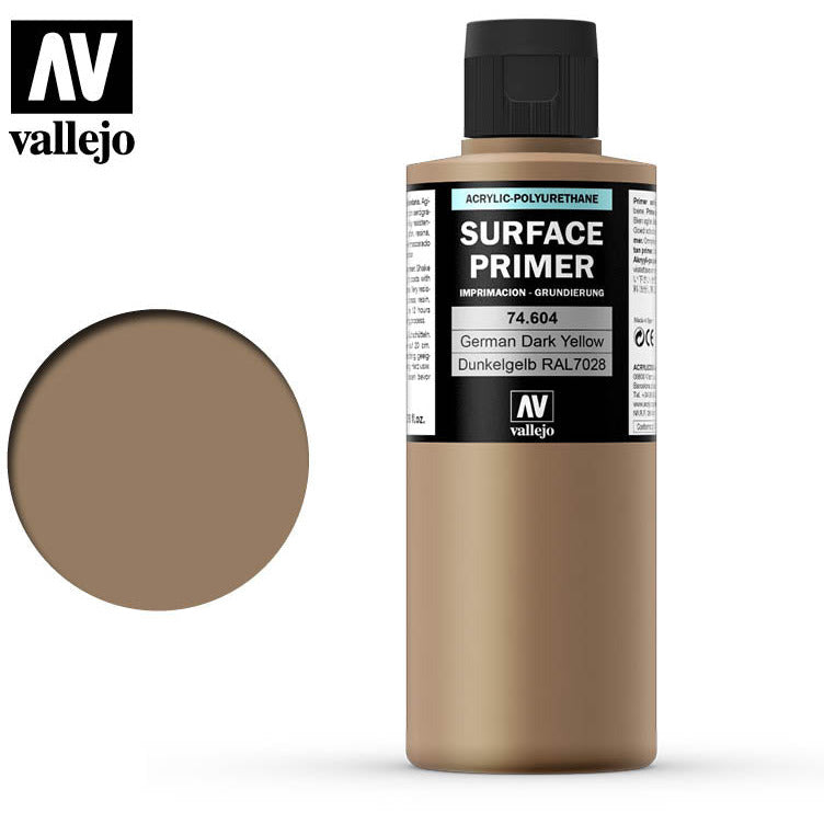 Vallejo Surface Primer German dark yellow 74604