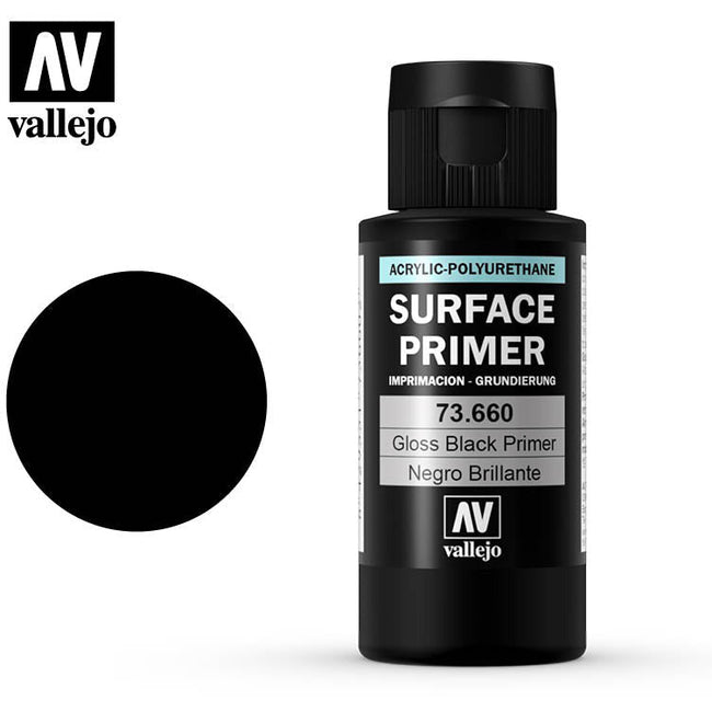 Vallejo Surface Primer Gloss Black 73660 - Vallejo - ModelCars.com