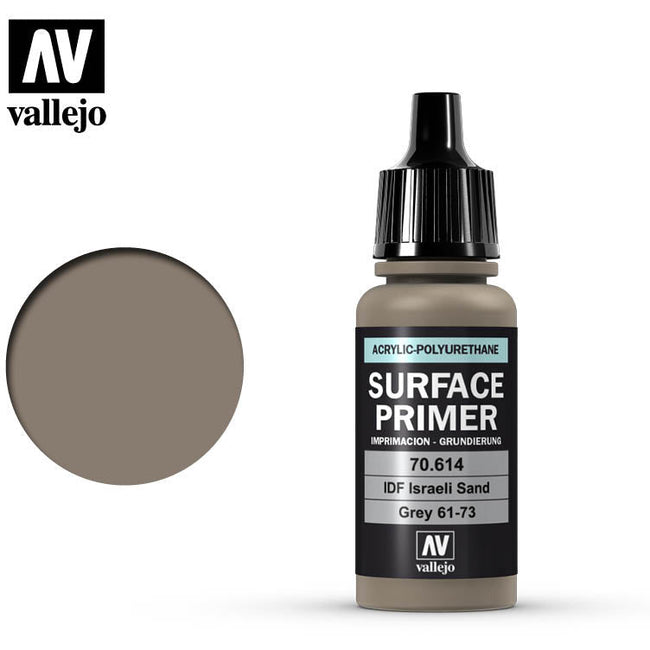Vallejo Surface Primer idf israeli sand grey 61/73 70614 - Vallejo - ModelCars.com