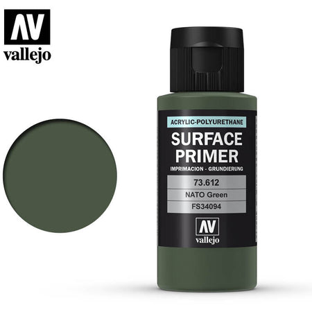 Vallejo Surface Primer NATO Green 73612