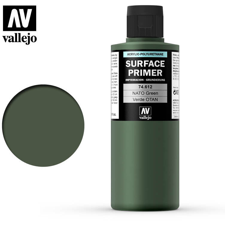 Vallejo Surface Primer NATO Green 74612