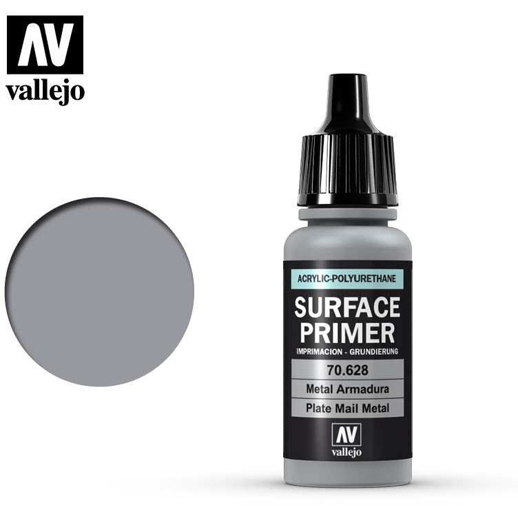 Vallejo Surface Primer Plate Mail Metal 70628 - Vallejo - ModelCars.com