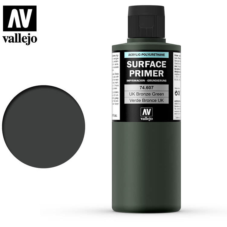 Vallejo Surface Primer UK Bronze Green 74607 - Vallejo - ModelCars.com