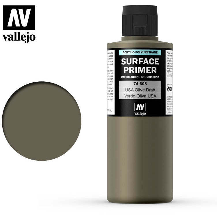 Vallejo Surface Primer US Olive Drab 74608