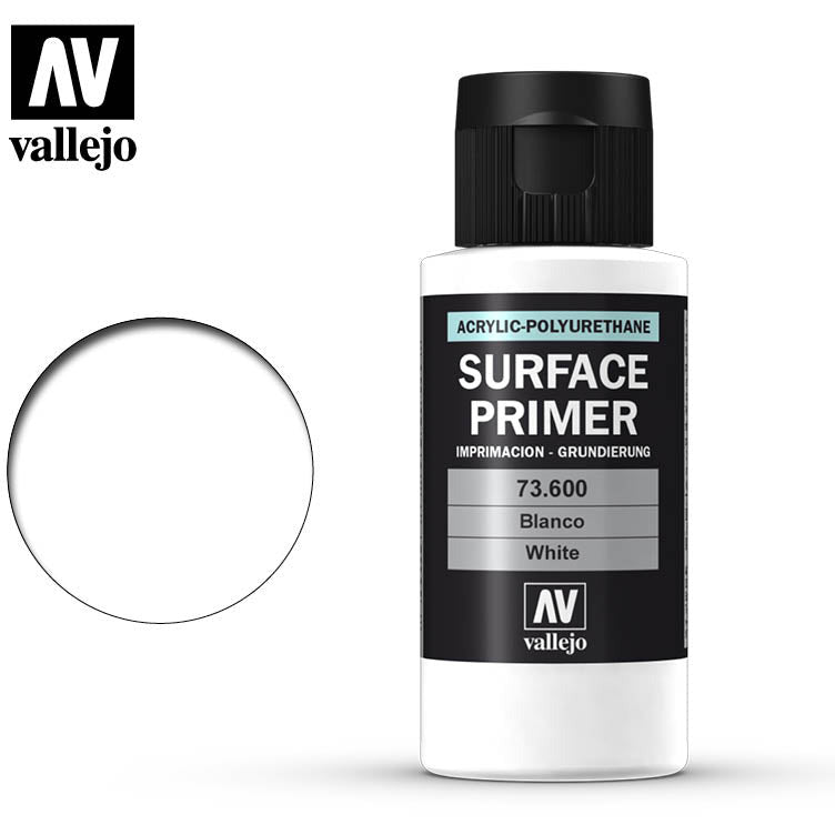 Vallejo Surface Primer White 73600 in 17ml bottles