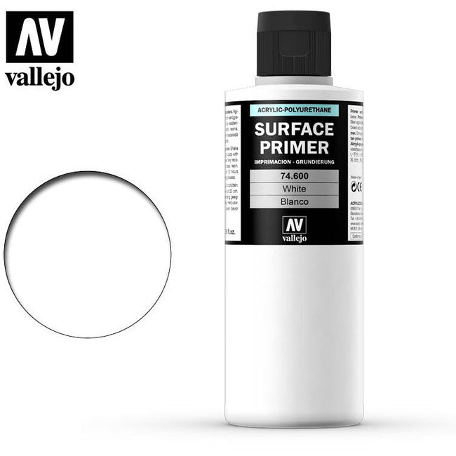 Vallejo Surface Primer White 74600 in 17ml bottles - Vallejo - ModelCars.com