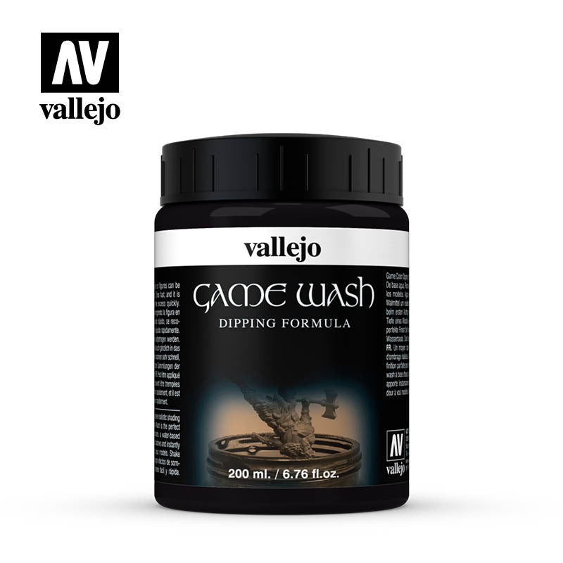 Vallejo Vallejo Game Color Black Wash 73301 for painting miniatures-Vallejo-ModelCars.com
