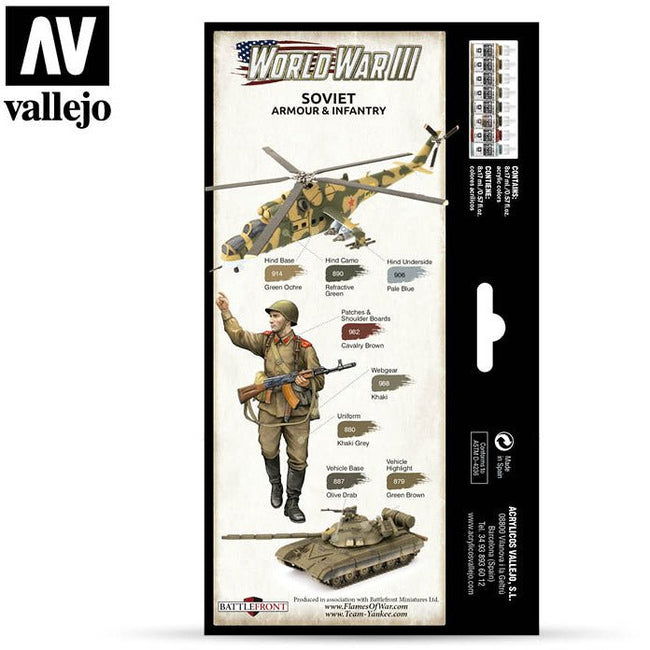 Vallejo Wargames - WWIII Soviet Armour & Infantry - Vallejo - ModelCars.com